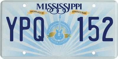 MS license plate YPQ152