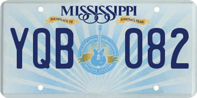 MS license plate YQB082