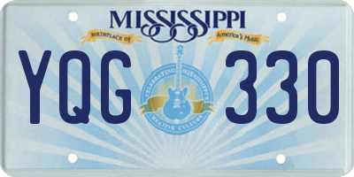 MS license plate YQG330