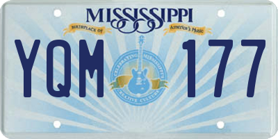 MS license plate YQM177