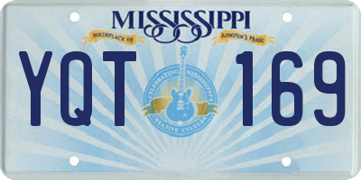 MS license plate YQT169