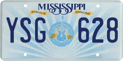 MS license plate YSG628
