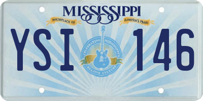 MS license plate YSI146
