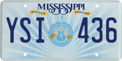 MS license plate YSI436