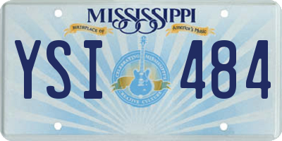 MS license plate YSI484