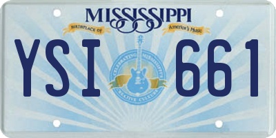 MS license plate YSI661