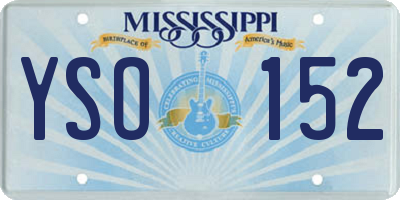 MS license plate YSO152