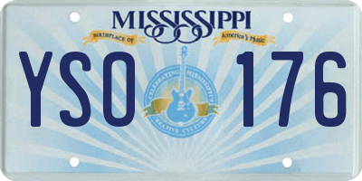 MS license plate YSO176