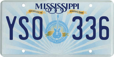 MS license plate YSO336