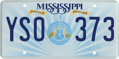 MS license plate YSO373
