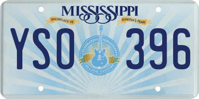 MS license plate YSO396