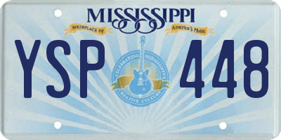 MS license plate YSP448