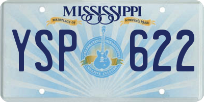 MS license plate YSP622