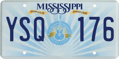 MS license plate YSQ176