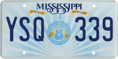 MS license plate YSQ339