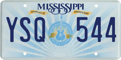 MS license plate YSQ544