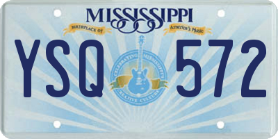 MS license plate YSQ572