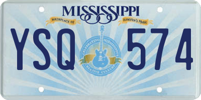 MS license plate YSQ574