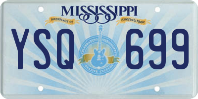 MS license plate YSQ699