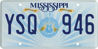 MS license plate YSQ946