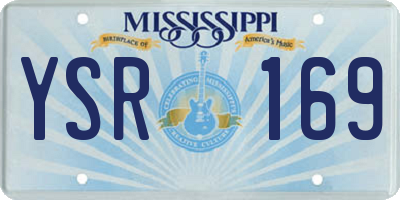 MS license plate YSR169