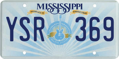 MS license plate YSR369
