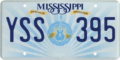 MS license plate YSS395