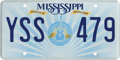 MS license plate YSS479