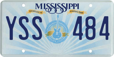 MS license plate YSS484