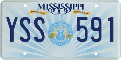 MS license plate YSS591