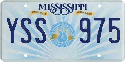MS license plate YSS975