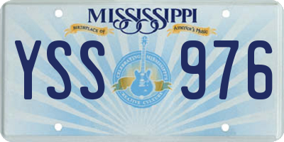 MS license plate YSS976