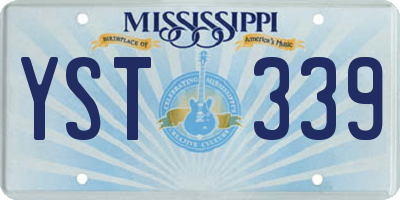 MS license plate YST339