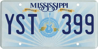 MS license plate YST399