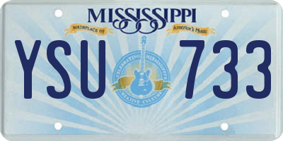 MS license plate YSU733