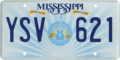 MS license plate YSV621