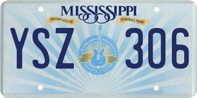 MS license plate YSZ306