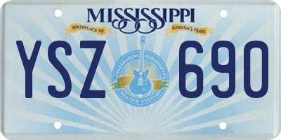 MS license plate YSZ690
