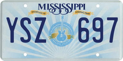 MS license plate YSZ697