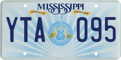 MS license plate YTA095