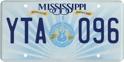 MS license plate YTA096