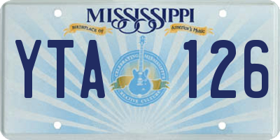MS license plate YTA126