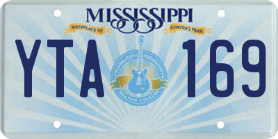 MS license plate YTA169