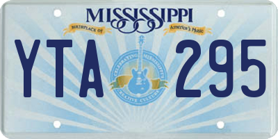 MS license plate YTA295