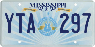 MS license plate YTA297