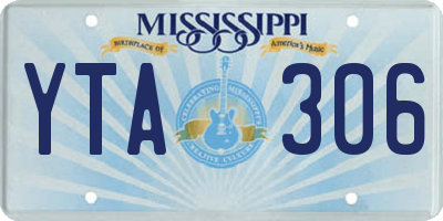 MS license plate YTA306