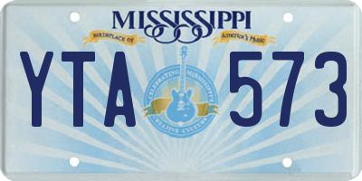 MS license plate YTA573