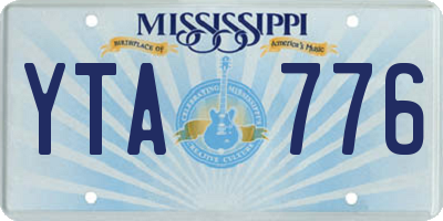 MS license plate YTA776