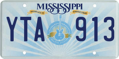 MS license plate YTA913