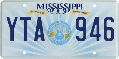 MS license plate YTA946